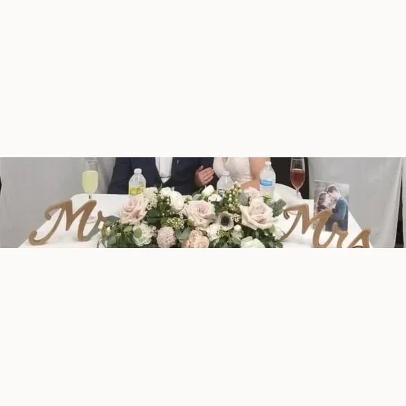 Mr and Mrs Wooden Sign